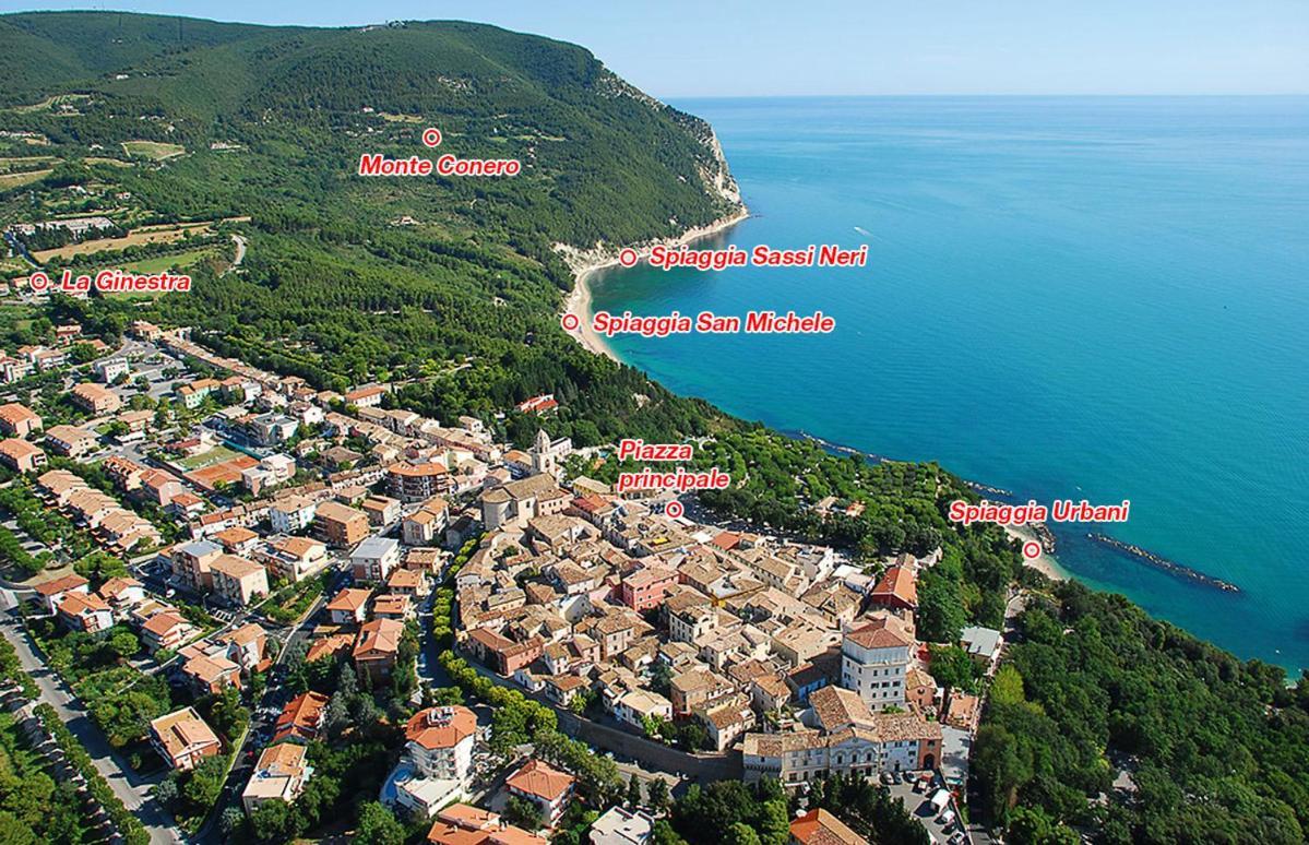 La Ginestra Panzió Sirolo Kültér fotó